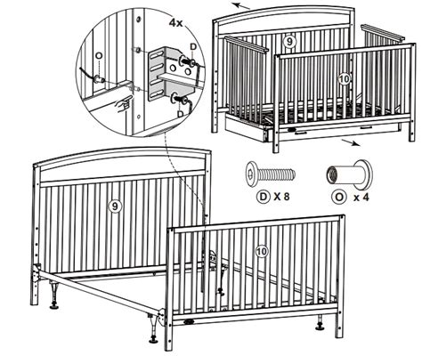 Graco Benton In Convertible Crib With Drawer Instruction