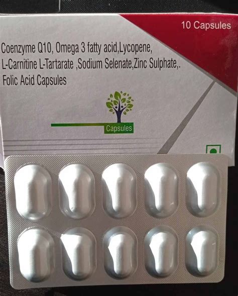 Coenzyme Q10 Omega 3 Fatty Acid Lycopene Capsules At Best Price In