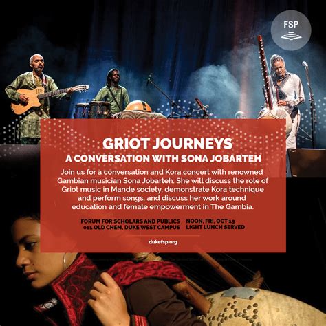 Griot Journeys with Sona Jobarteh | Duke Forum for Scholars and Publics