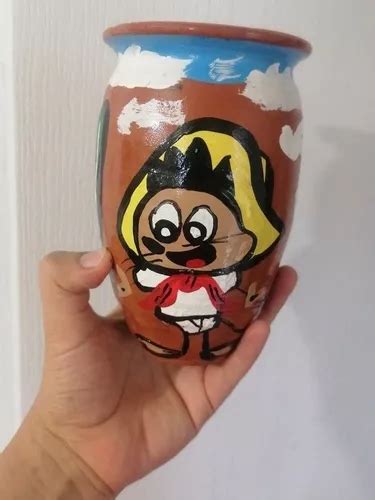 Cantaritos De Barro Pintados A Mano Y Personalizados Meses Sin Inter S