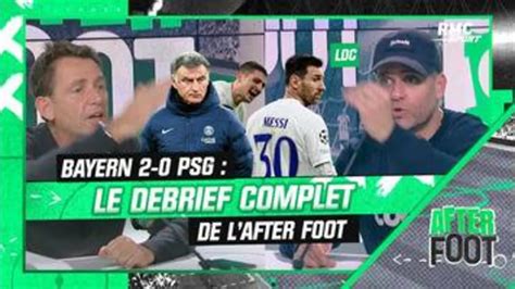 Replay RMC Sport 1 du 09 03 2023 Bayern 2 0 PSG Le débrief COMPLET