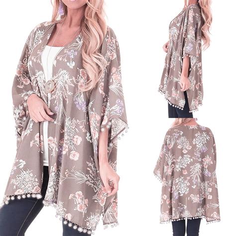 Gosuguu Summer Clearance Cardigan Long Kimonos For Women Womens 2024