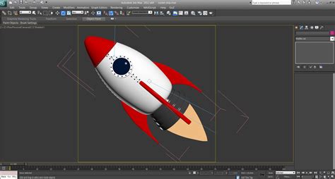 Cartoon Rocket Ship 3D Model $39 - .3ds .c4d .fbx .obj .max .unknown ...