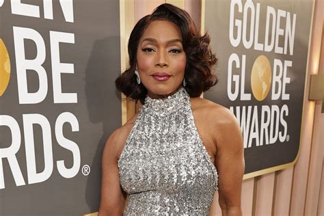 Angela Bassett Wears Head To Toe Bling At 2023 Golden Globes