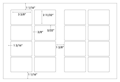 Steadfast Die Cut Label Template Sf5920d Steadfast Paper