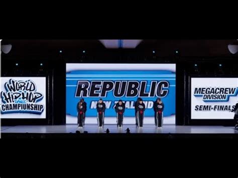 Republic New Zealand MegaCrew Division Semi Finals 2023 World Hip