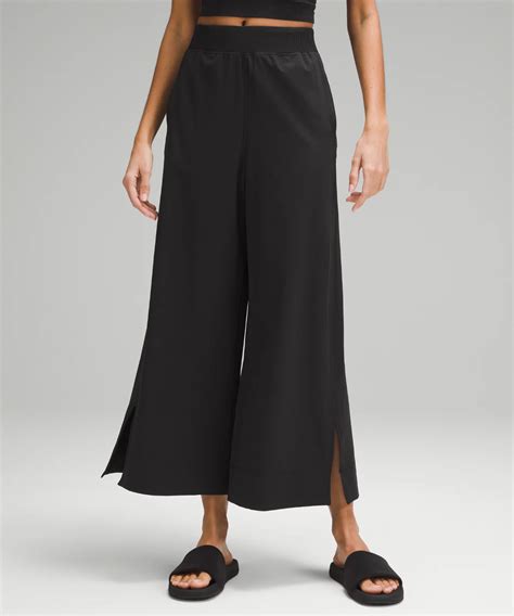 Stretch Woven High Rise Wide Leg Cropped Pant Lululemon Hong Kong Sar