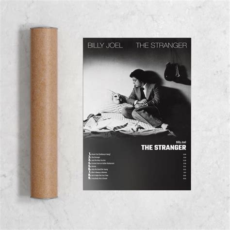 Billy Joel The Stranger Album Cover Poster Print Wall Art Etsy