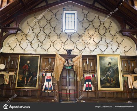 Interior Blair Castle Blair Atholl Perthshire Scotland – Stock ...