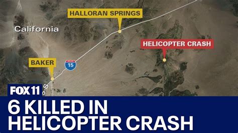 San Bernardino County Helicopter Crash 6 Including Ceo Of Nigerian