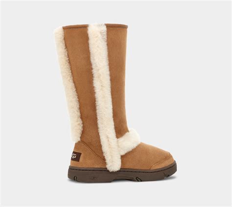 Ugg® Sunburst Tall For Women Tall Exposed Sheepskin Boots At