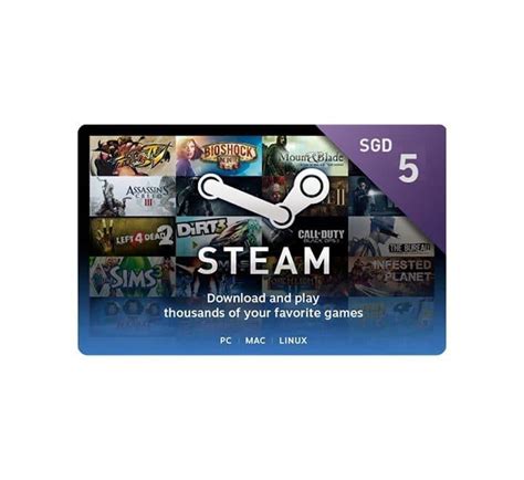 Steam Wallet T Card S5 Sgd Mm