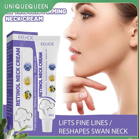 Eelhoe Retinol Neck Cream Reshaping Swan Massage Reduce Lines Skin