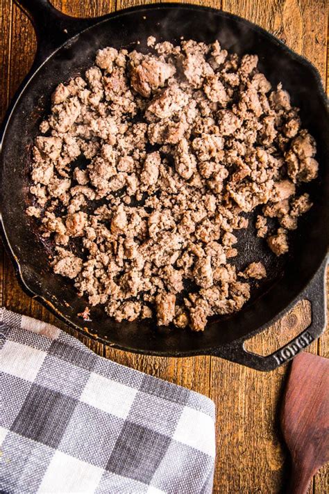 Skillet Biscuits and Gravy Casserole - Garnished Plate