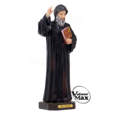 Valuuemax Saint Charbel Statue Finely Detailed Resin Inch Etsy