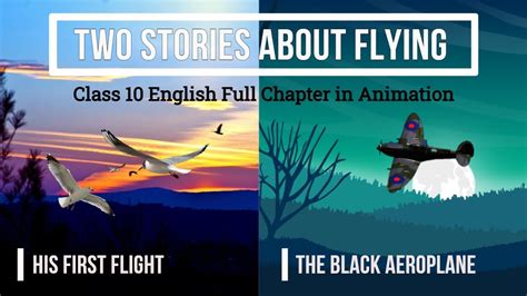 Two Stories About Flying Class 10 Animation Class 10 English