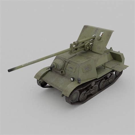 ZIS-30 Tank destroyer 3D asset | CGTrader