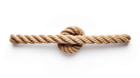premium ai image rope loop isolated  white background