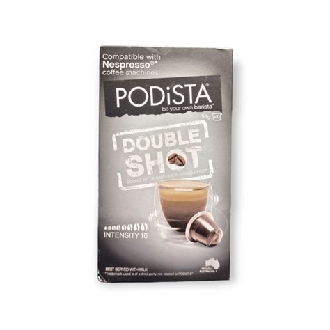 Australia Podista Double Shot Compatible With Nespresso Coffee