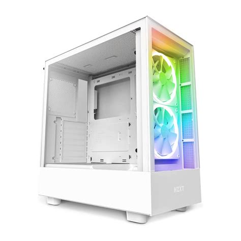 Nzxt H Elite Cc H Ew Atx Mid Tower Pc Gaming Case Front I O