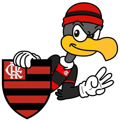 Flamengo Urubu Escudo Mascote Flamengo Torcedora Do Flamengo Urubu