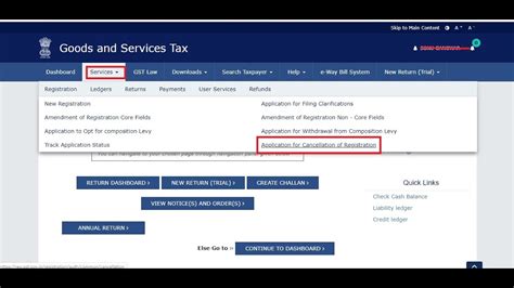 How To Cancel Gst Registration Youtube