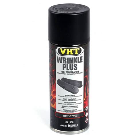 Vht Wrinkle Plus Krymplack Sprayfärg 400ml Svart House Of Motorsport