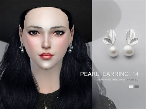 Lana CC Finds S Club LL Ts4 Earring 14 F Sims 4 Cas Sims Cc