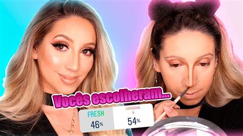 Voc S Escolheram A Minha Maquiagem Youtube