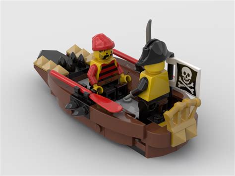 LEGO MOC Pirate Boat by Buccaneer | Rebrickable - Build with LEGO