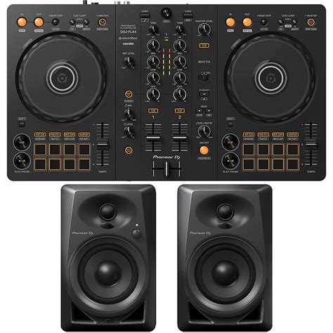 Pioneer DDJ FLX4 DJ Controller W DM 40 4 Studio Monitors Reverb