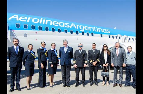 Nuevo Avión Boeing 737 800 De Aerolíneas Argentinas Tuvo Ayer Su