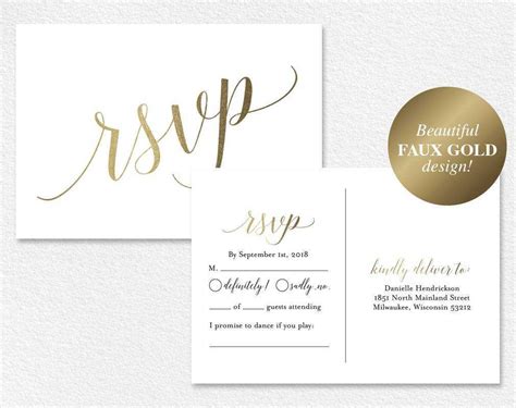 016 Template Ideas Wedding Rsvp Cards Templates Il Fullxfull For Free ...