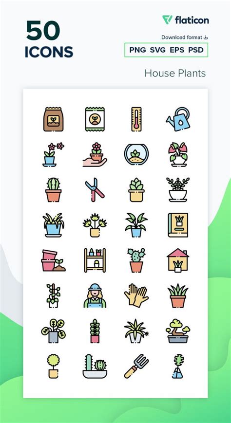 Free Icons Of House Plants Designed By Freepik In Plant Icon