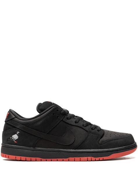 Nike Dunk Low Trd Black Pigeon Laser Sneakers Farfetch