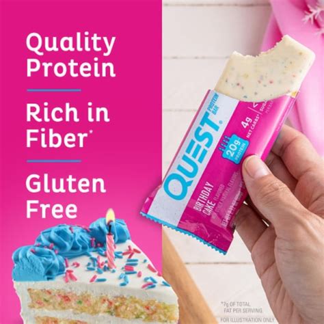 Quest Birthday Cake Protein Bars 1 Ct Frys Food Stores