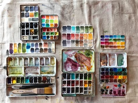 Mish Mash How To Set Up A Watercolor Palette