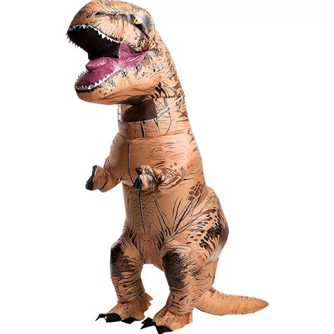 Adult Inflatable T-Rex Dinosaur Costume - Jurassic World | Party City