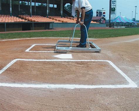 Baseball E-Z Batter's Box Chalker | Baseball field, Youth baseball, Field