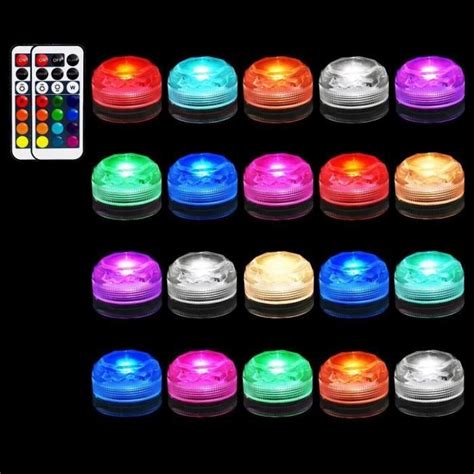 Pcs Mini Lumi Res Led Submersible Rgb Multicolore Bougies Led