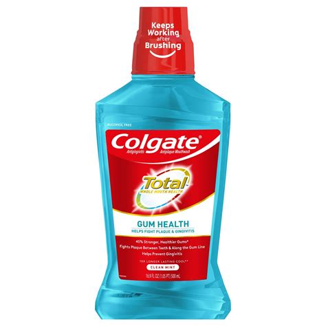 Colgate Total For Gum Health Mouthwash Clean Mint Ml Fluid