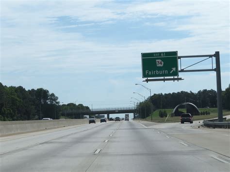 Georgia Interstate 85 Northbound Cross Country Roads