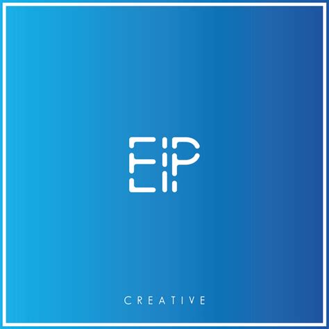 Eip Premium Vector último Diseño De Logotipo Diseño Creativo De