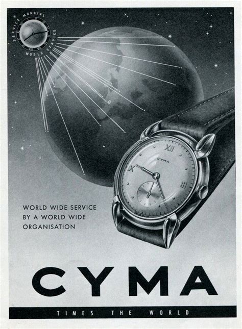 1948 Cyma watch ad ‹ Strickland Vintage Watches