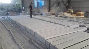 G Granite Kerbstone China Grey Granite Curbs China Bianco Sardo