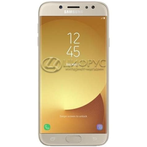 Купить Samsung Galaxy J7 Pro 2017 Sm J730f Ds 16gb Dual Lte Gold в