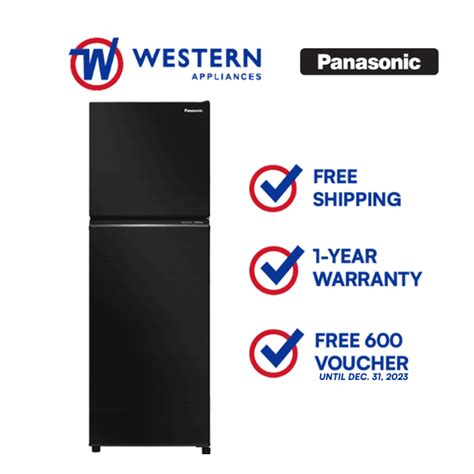 Panasonic NRBP292VD 10 4cuft No Frost Inverter Two Door Refrigerator