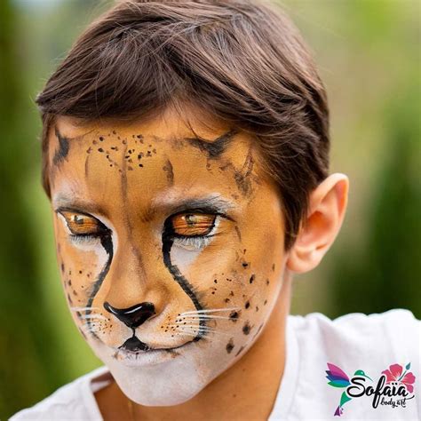 Leopard Face Paint For Kids