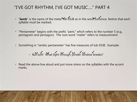 Rhyme Scheme, Rhythm, and Meter | PPT