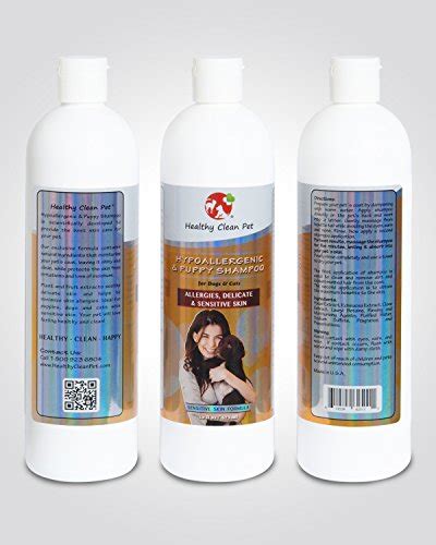 Hypoallergenic Puppy Dog Shampoo - 100% Natural Hypoallergenic & Puppy ...